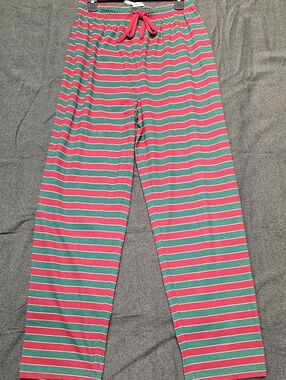 Macy's Family PJs Striped in Red, Green & White